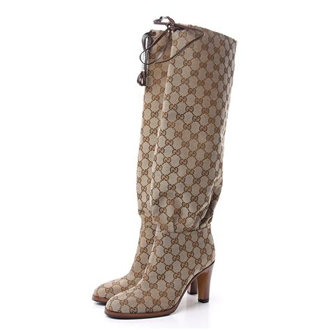 gucci monogram boots vintage|gucci monogram boots original price.